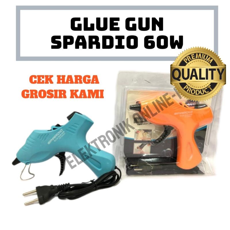 GLUE GUN SPARDIO 60W BIRU=DEKO