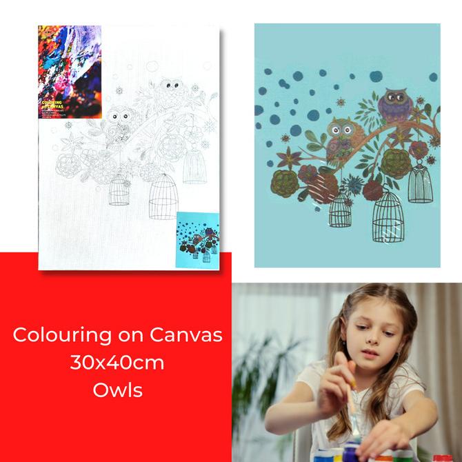 

Kanvas Mewarnai - Colouring Canvas 30x40cm