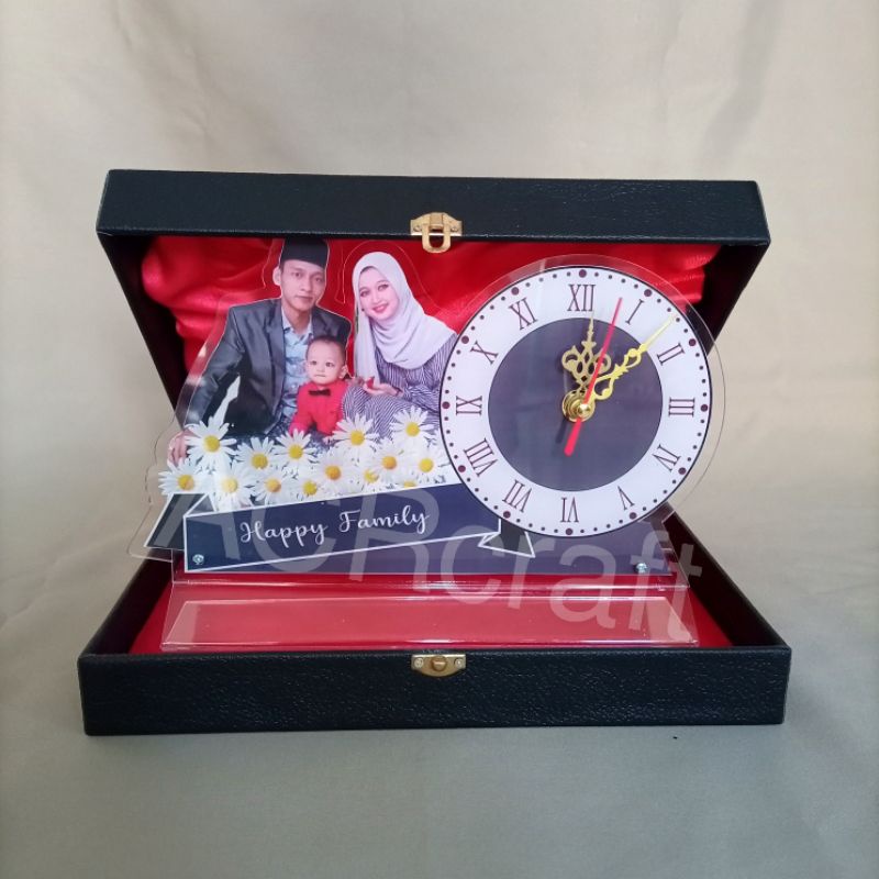 jam akrilik / jam meja /jam duduk