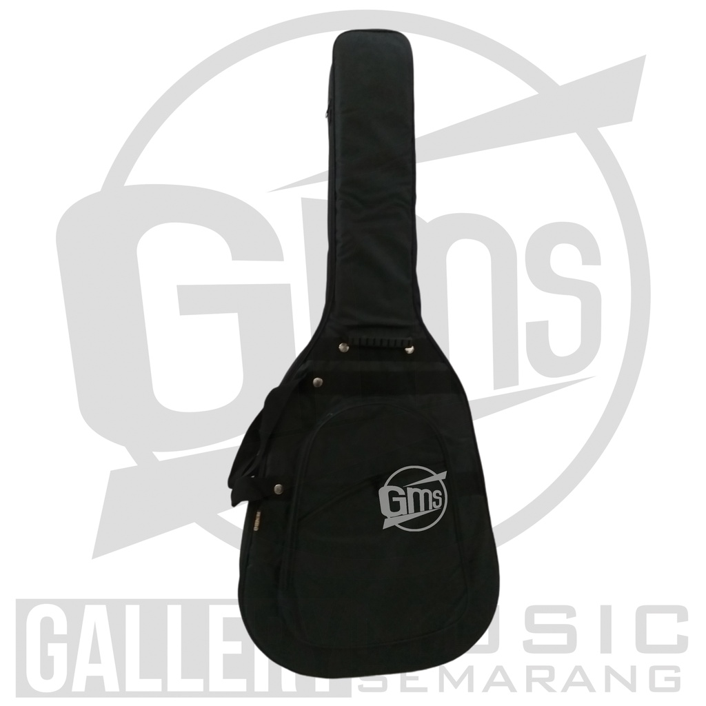 Tas Gitar Akustik Jumbo Bahan Busa 8mm Berkualitas (A42)