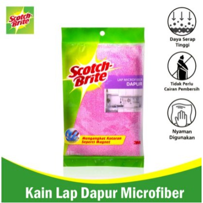 3M Scotch Brite Lap Dapur Microfiber ID 86