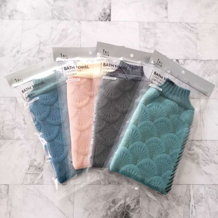 Waslap handuk tangan Korean Lace Bath Towel Lembut Gloves