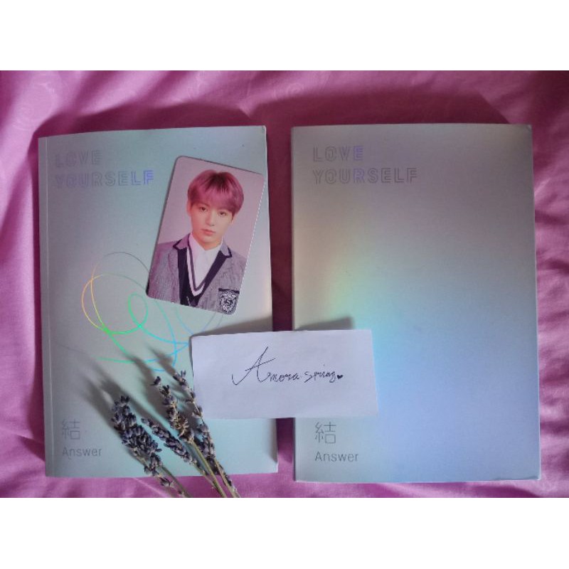BTS Album LY Answer Versi L unsealed PC Jungkook