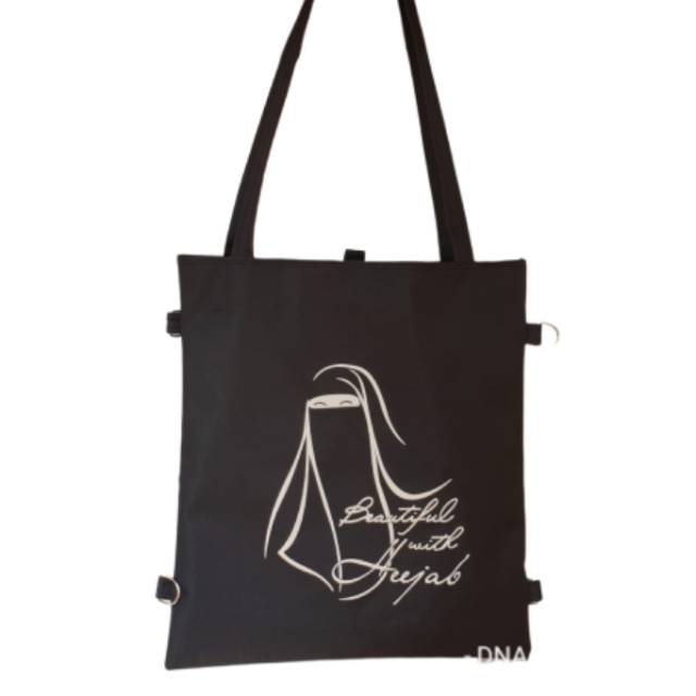 TOTE BAG MUSLIMAH NIQAB DAKWAH NIQABIS