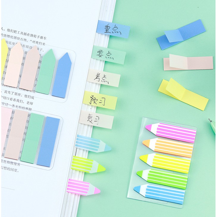 

J2 - Sticky notes bentuk pensil memo post pencil Catatan tempel lucu