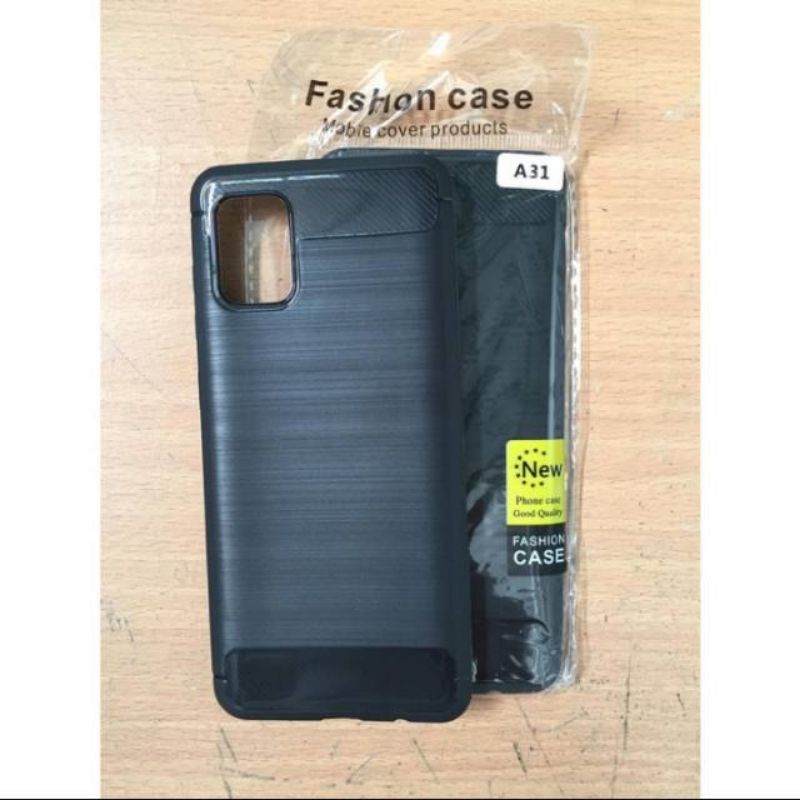 Softcase Slim Fit Carbon Samsung A31 - UA