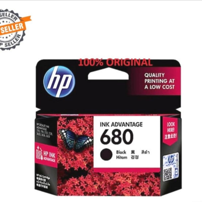 Tinta Cartridge hp 680 Black Original