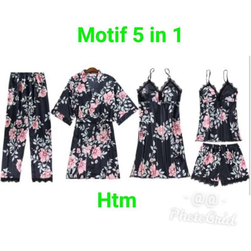 baju tidur 5 in 1/seserahan/baju tidur set-6