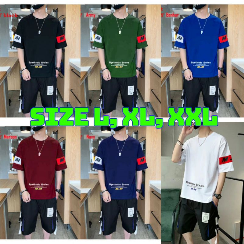 T-SHIRT RENDY SIZE L / XL / XXL BAJU KAOS PRIA LENGAN PENDEK FASHION PRIA 8