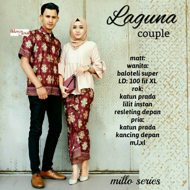Couple batik prada