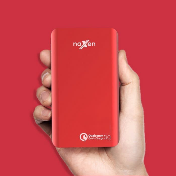 Best Price Naxen Power bank Slim 10000 mAH Quick Charge 3 0 Type C Xiaomi Oppo   Hitam .