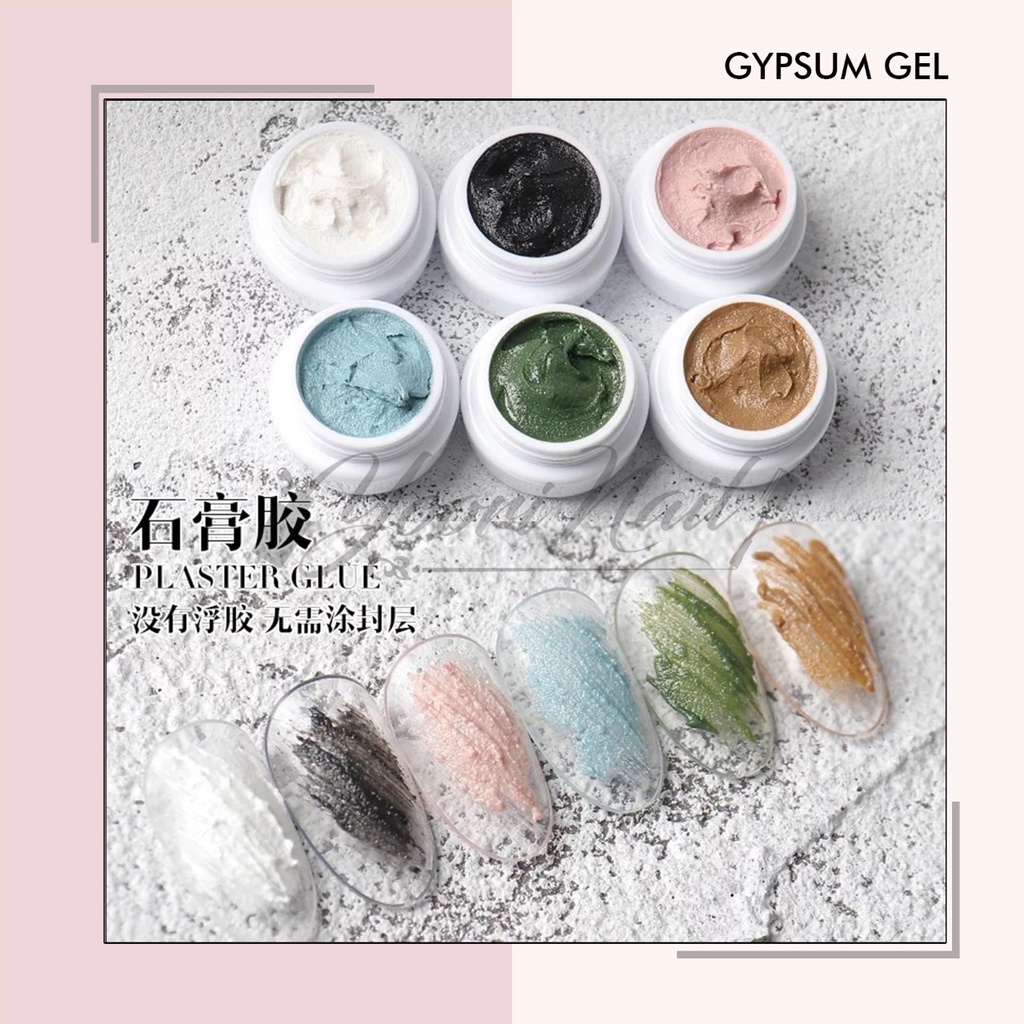 sand gypsum nail gel nail art sculpture flower painting sanding gel nailart