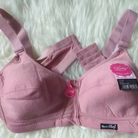 1 Pcs Bra / ORIGINAL |   SIZE BESAR  40- 42 BH Lutty - Bra / BH Sport Wanita Dewasa - Kancing / Kait 3 - Random Warna