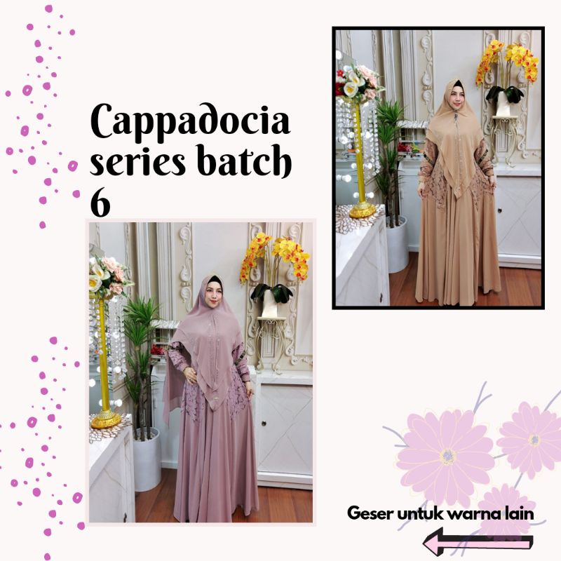 Gamis wanita terbaru/ Gamis syari terbaru/ Cappadocia batch 6 by Syafeera/Cappadocia series batch 5 