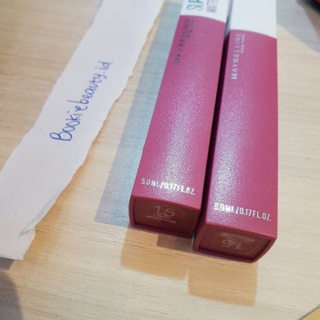 Maybelline Superstay Matte Ink lipcream shade lover