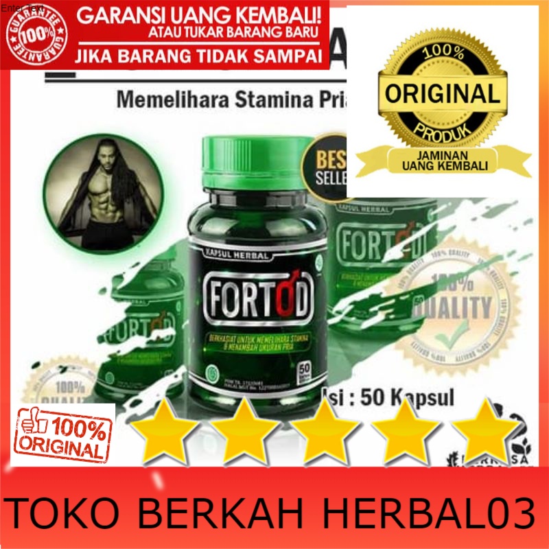 100% ASLI FORTOD ASLI ORIGINAL BPOM OBAT HERBAL PEMBESAR ALAT VITAL PRIA TERBUKTI AMPUH