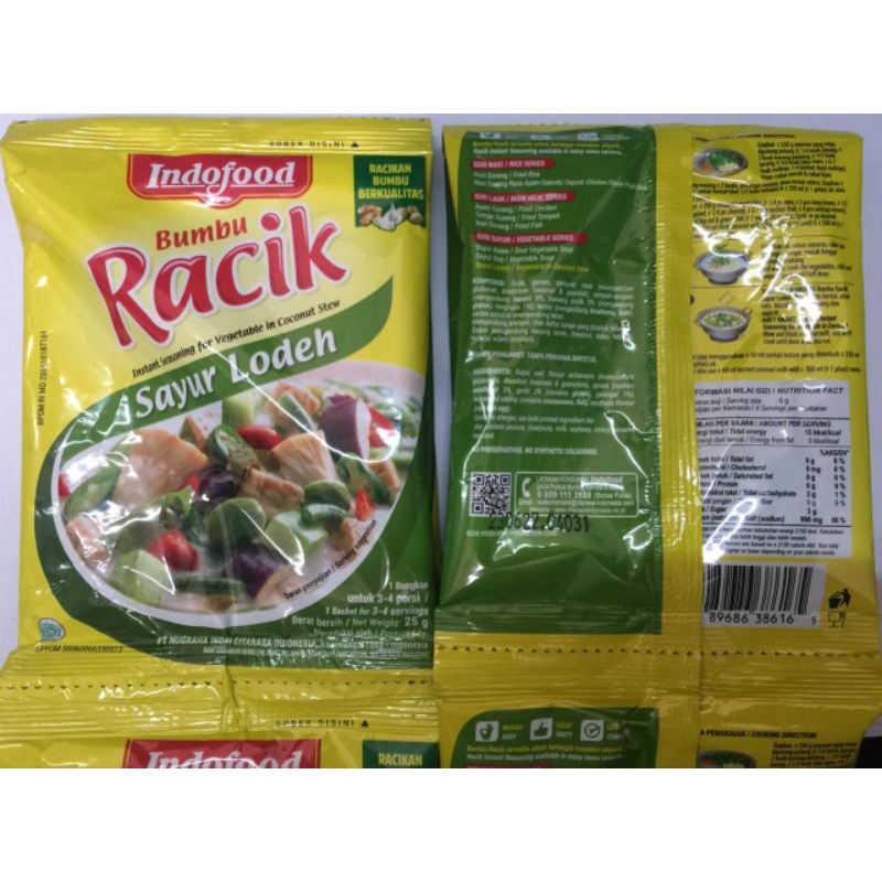 Bumbu Racik Sayur Lodeh Indofood | Per Sachet