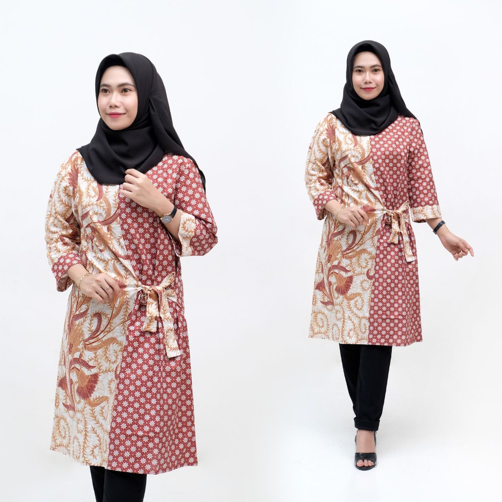 tunik batik soft terbaru