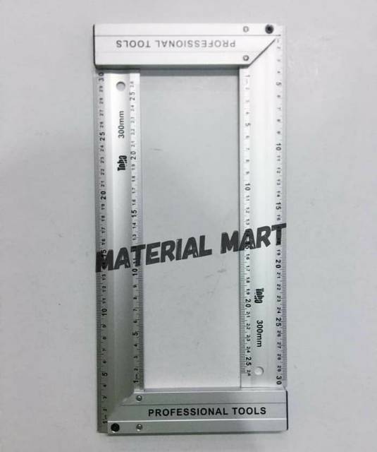 Penggaris Premium Siku Tukang TOHO 30 CM Alat Ukur Meteran Pasekon | Material Mart