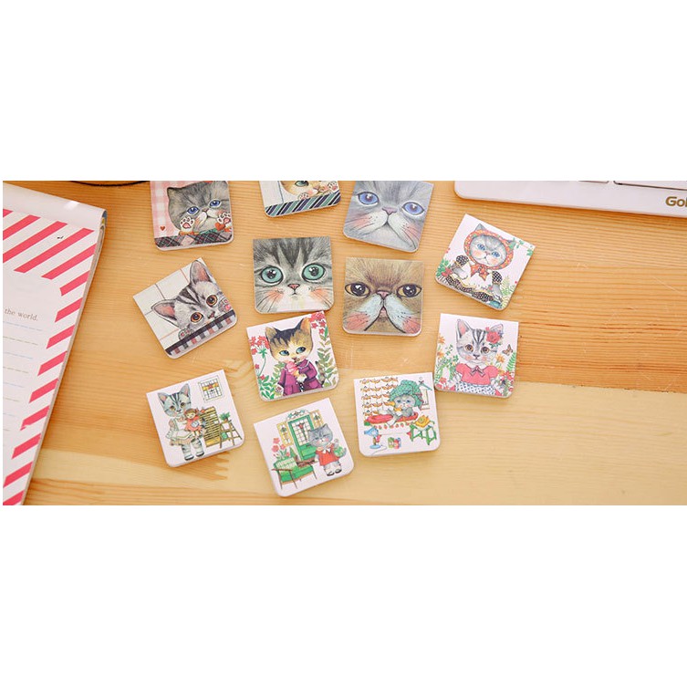 

(PROMO) Pembatas Buku/ Magnetic Bookmark Uncle Cat