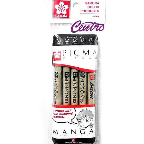 

Sakura Pigma Micron Mikron Manga Set isi 5 TC