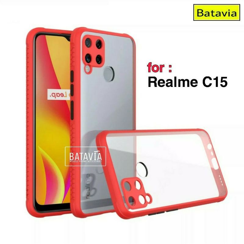 Case Realme C15 Case Protector Camera Ume Miqilin