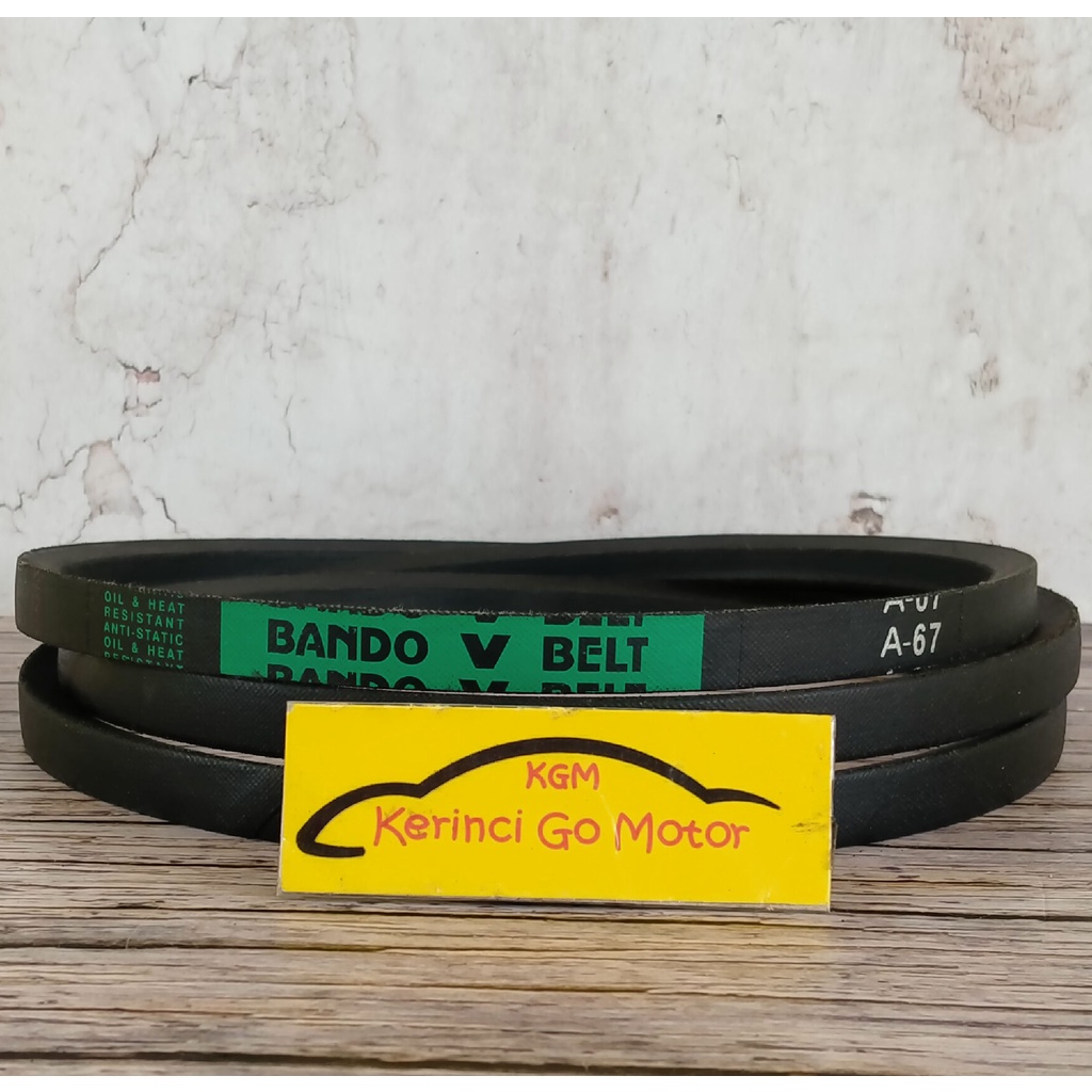 BANDO VAN BELT A-67 V BELT TALI KIPAS A67 FAN BELT VANBELT POLOS A-67