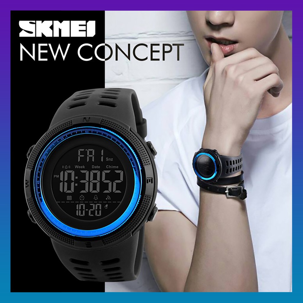 JAM TANGAN PRIA SKMEI 1251 JAM TANGAN SKMEI SPORTY