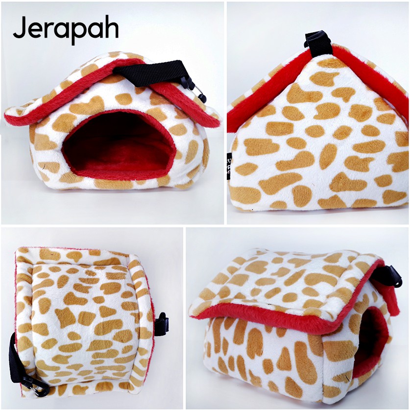 ADEWAP GLIDER Sleeping Pouch Sugar Glider Bentuk Rumah Tempat Tidur Sugar Glider