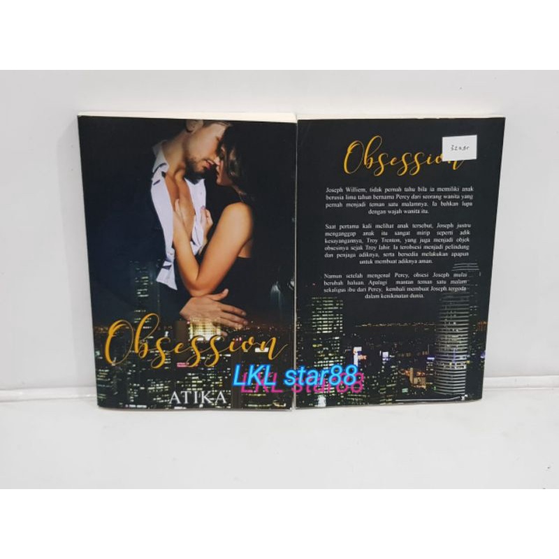 Buku Novel Obsession by Atika