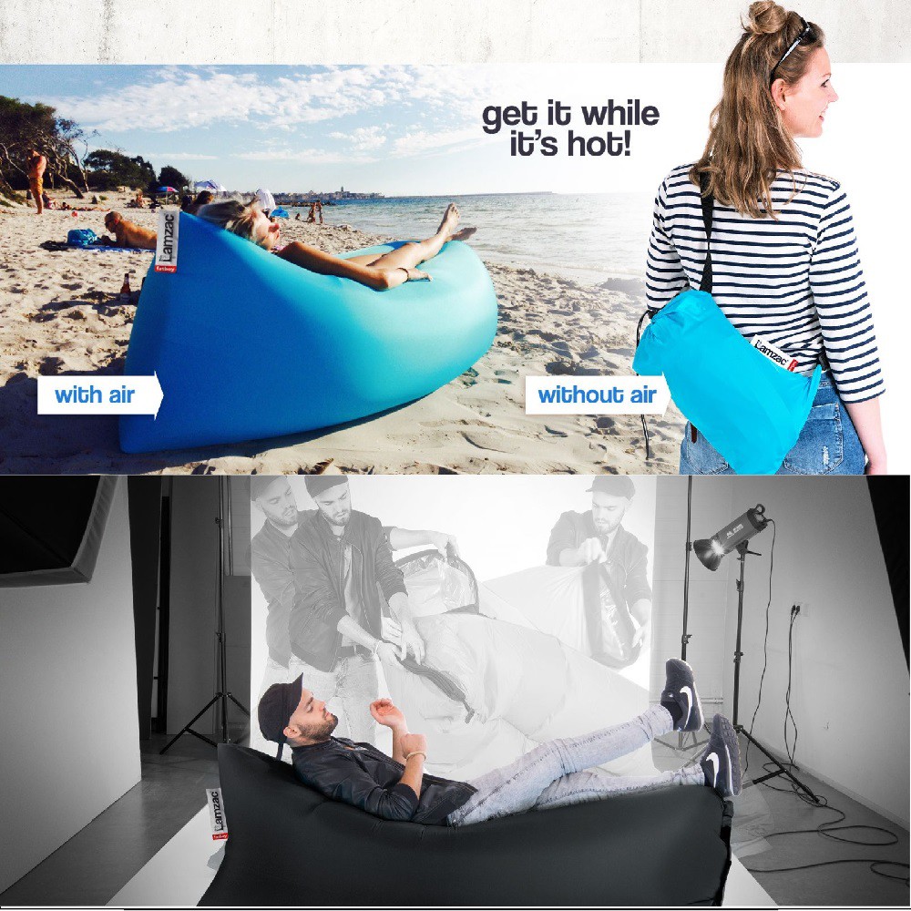 Sofa Bantal Angin Santai Outdoor Camping Hiking - Ukuran Besar - Promo