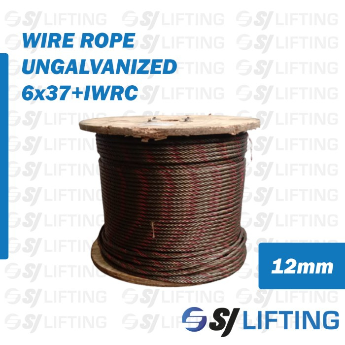 Wire Rope Kawat Sling Baja Ungalvanis 12mm