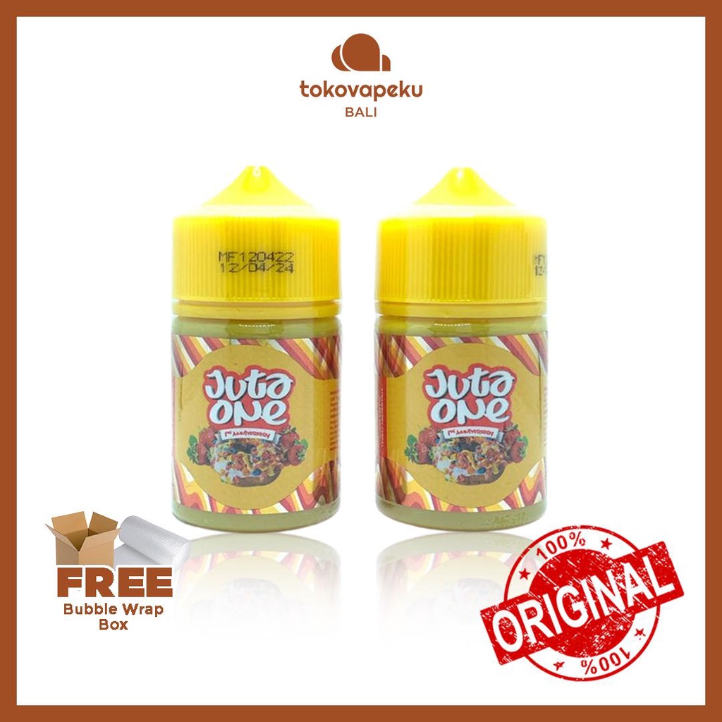 JUTA ONE STRAWBERRY CEREAL JUTA ONE 60ML AUTHENTIC by RSR BREW X VAPEBOSS