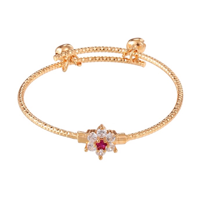 COD ❣️ Gelang Titanium Anak Emas Korea Style Anti Karat Rantai Lapis Aksesoris Cewek Perempuan Perhiasan D518