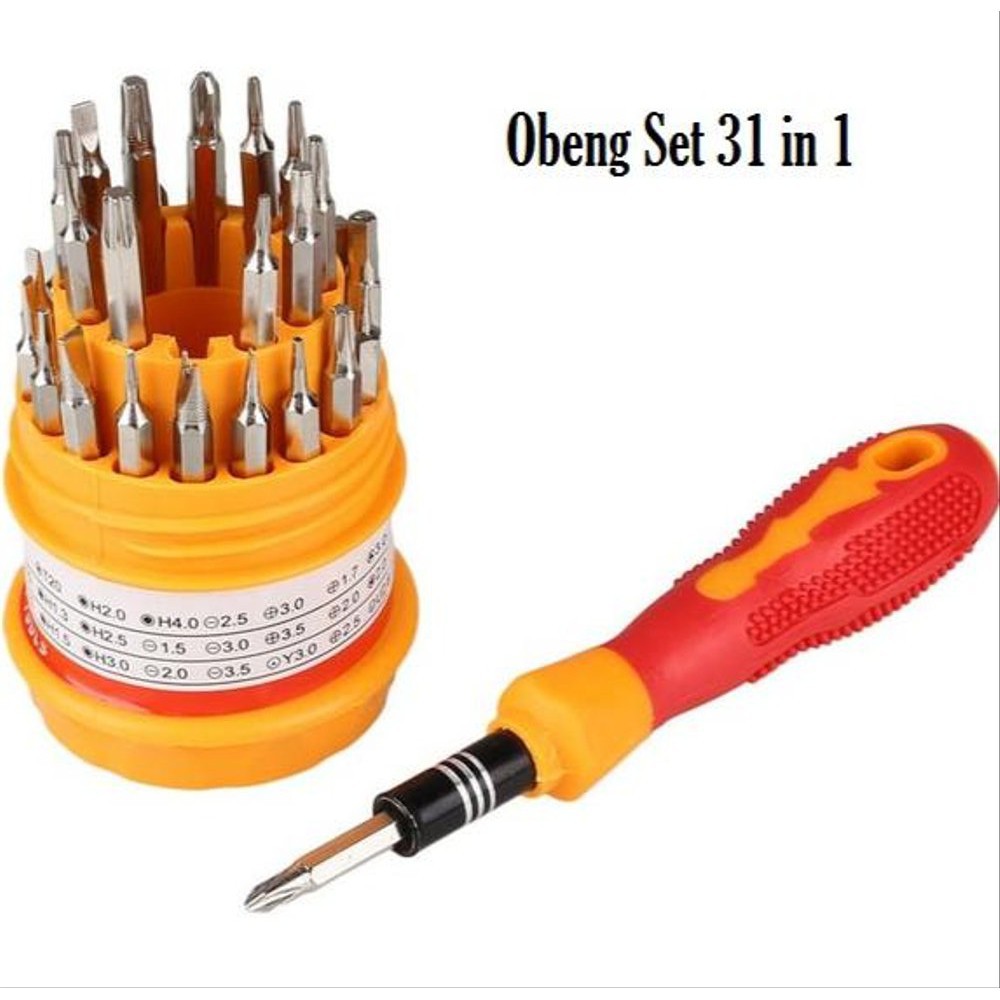OBENG SET Multi 31 in 1 Screwdriver / obeng mini handphone elektronik HP laptop 31in1