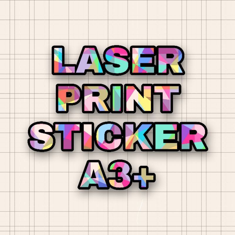 

Cetak Laser Stiker A3+