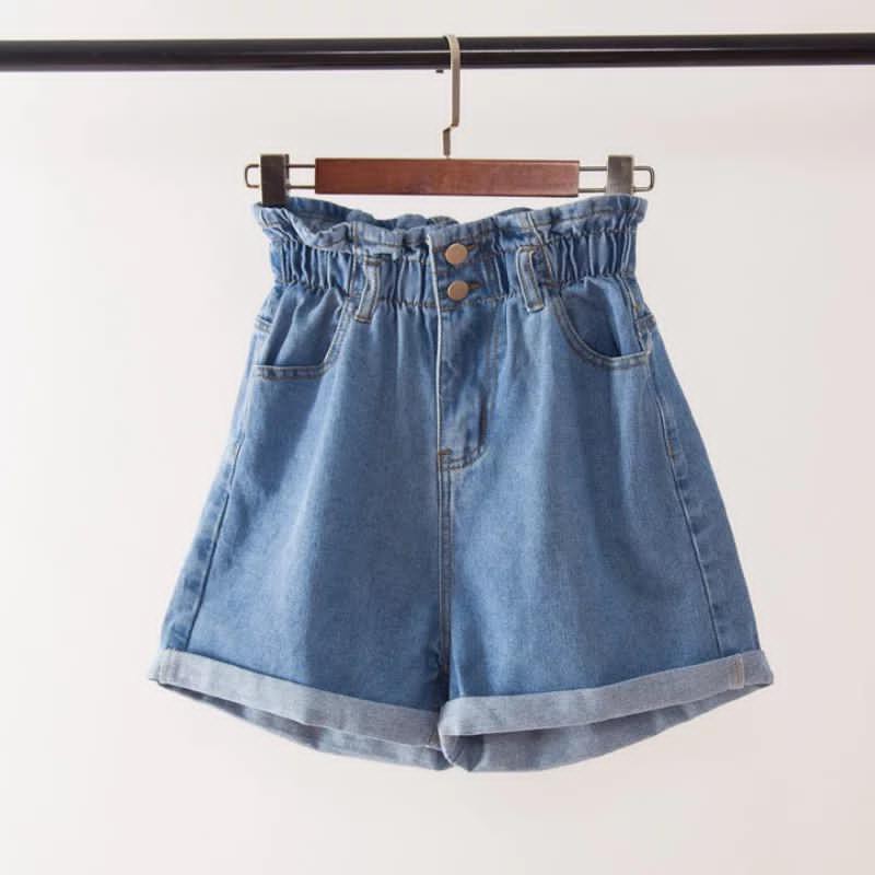 GFS LY JEINE DOUBLE BUTTON HOTPANTS JEANS