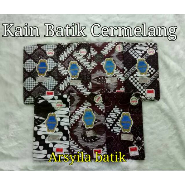 KAIN BATIK PUTIH CEMERLANG