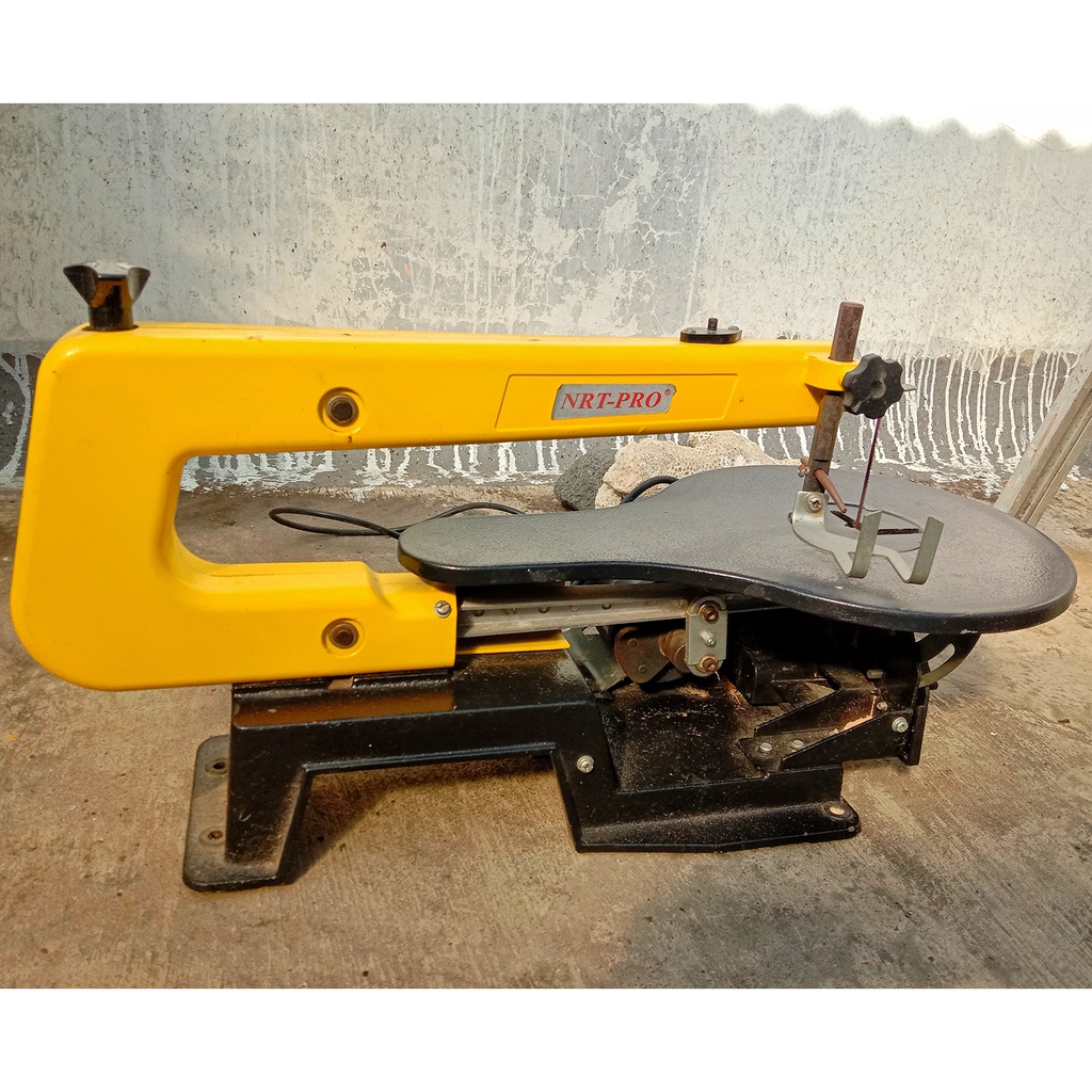 Mesin Scroll Saw / Gergaji Ukir Kayu Multiplek NRT-PRO Second Murah Jual Apa Adanya