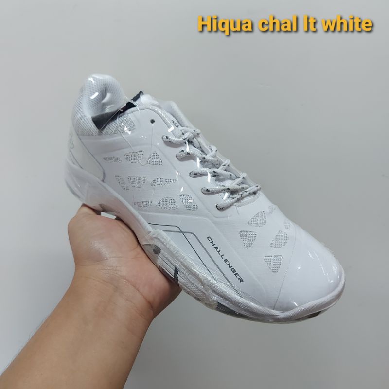 SEPATU BADMINTON HIQUA CHALLENGER LITE WHITE ( 39 - 44 ) ORIGINAL