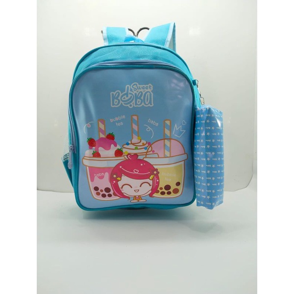 Tas Ransel Sekolah 15inch Boba Time