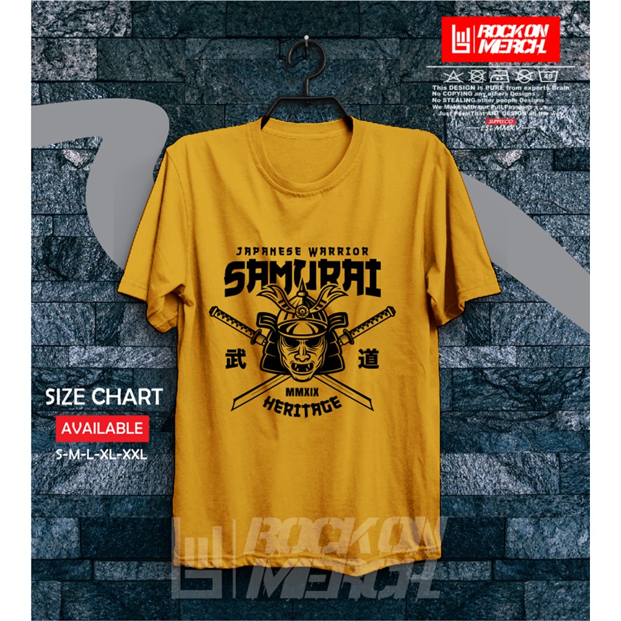 Kaos Baju Samurai Warrior V1 Kaos Anime Samurai Rock On Shopee Kaos Baju Samurai Warrior V1 Kaos Anime Samurai Rock On Shopee