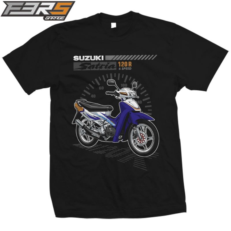 Kaos Satria Lumba Biru Putih