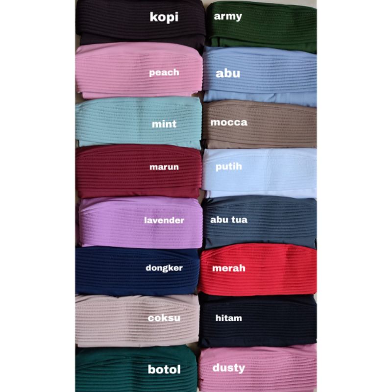 hijab instan oval jersey  / kerudung oval / bergo instan jersey tutup dada-3