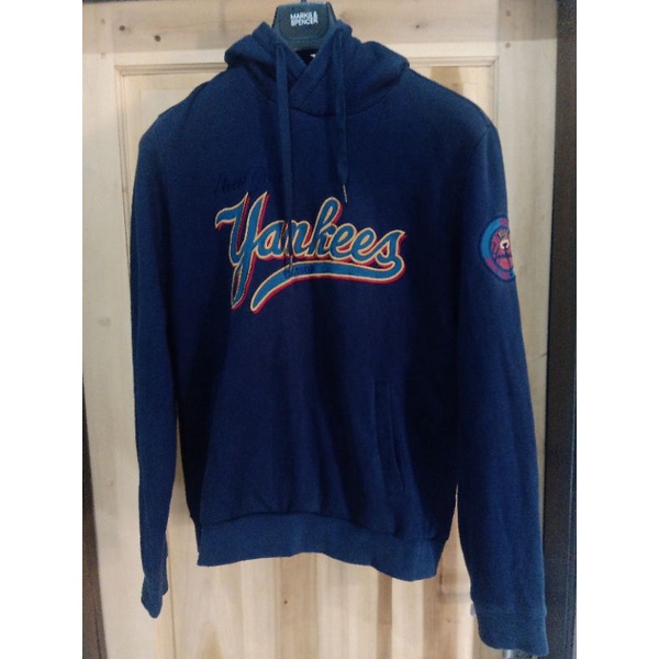 MLB Yankees Hoodie 50th Anniversary Original Big logo Preloved thrift Second