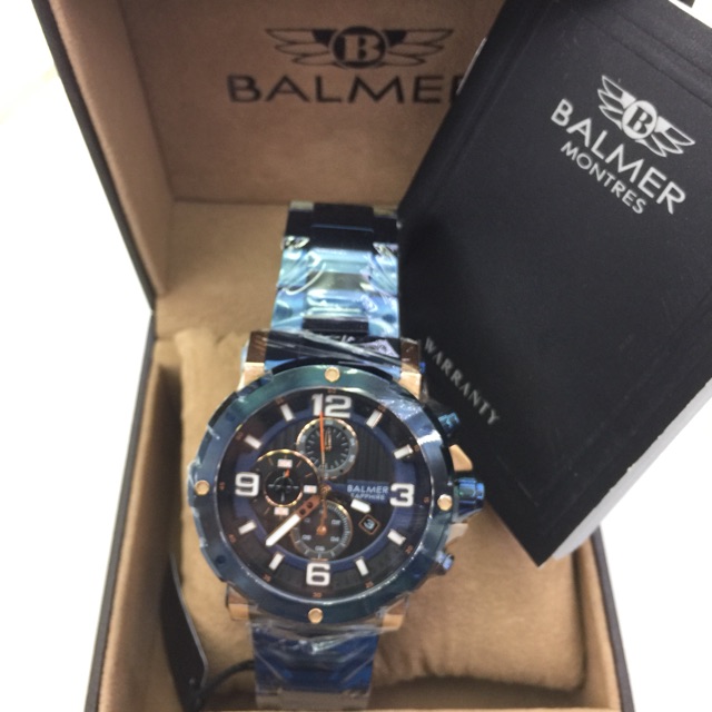 BALMER sapphire rantai biru Rose pria B 7987 MR