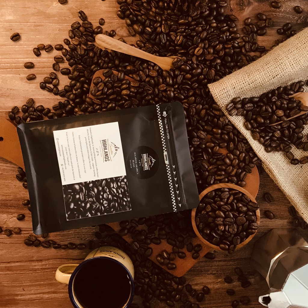 

KOPI BIJI SULAWESI ARABICA COFFEE BEANS 200 GR
