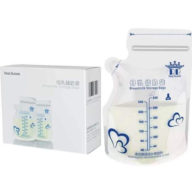 Real Bubee Kantong ASI 250ml isi 30pcs Breastmilk Storage Bag