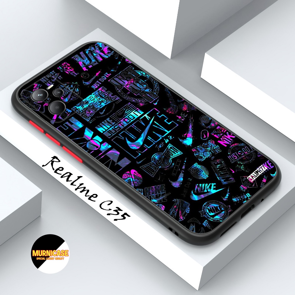 Murnicase - Case Nike Realme C35 REALME C21Y 8i NARZO 5A 50i  GT MASTER REALME 3 PRO REALME 5 PRO RE