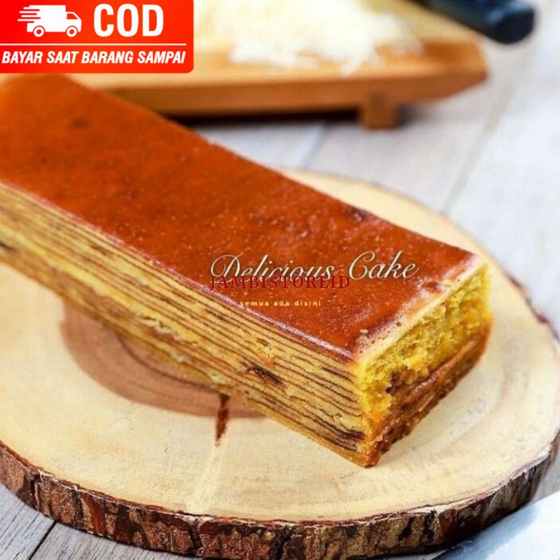 

(JAMBISTOREID) Kue Lapis Legit Super Premium Batangan 8x24cm Rasa Original Open Pre Order Handmade Halal Cake Yasinan Arisan Berlian Branded Ibu Pejabat Sosialita Jambi